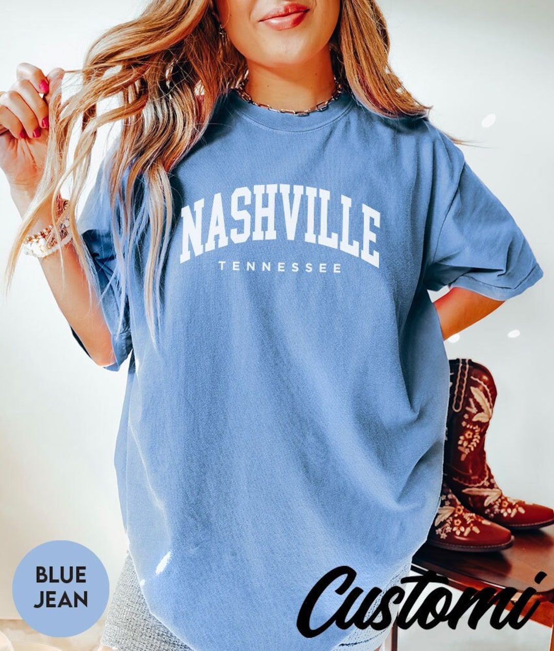 Comfort Colors Nashville Tennessee T-shirt Nashville TN Comfort Colors Unisex T-shirt Nashville V... | Etsy (US)