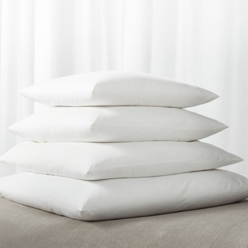 Down-Alternative Square Pillow Inserts | Crate and Barrel | Crate & Barrel