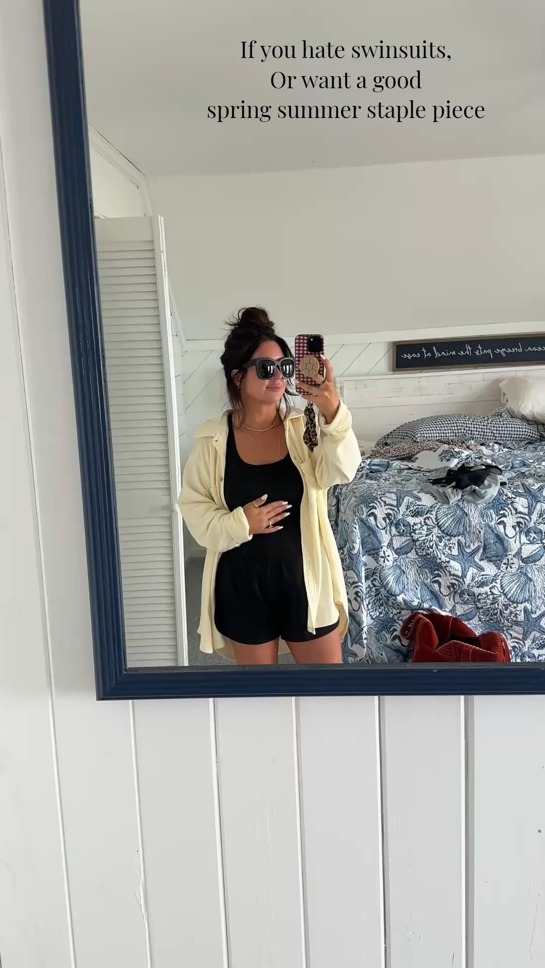 Ok this is for the people who dread the beach and pool! I love this set! Gets you plenty of sun but is super flattering to wear to the store or to the beach instead of a swimsuit. I’m wearing a medium in this one and could do a small next! I’m ordering more colors for sure! 

#LTKvlog #LTKootd #LTKgrwm