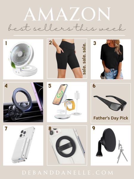 These were our top selling items from Amazon for the last week in May. My 8” biker shorts are also on sale right now!y MagSafe magnetic phone accessories were a huge hit. And these Bluetooth sunglasses make an excellent Father’s Day gift. 

#LTKGiftGuide #LTKMens #LTKMidsize