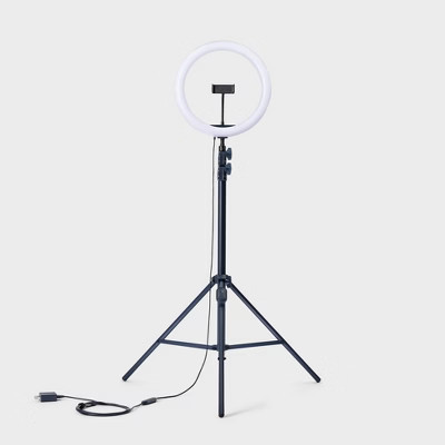 12" RGB Ring Light with Tripod - heyday™ Dark Blue: Portable Mobile Stand | Target