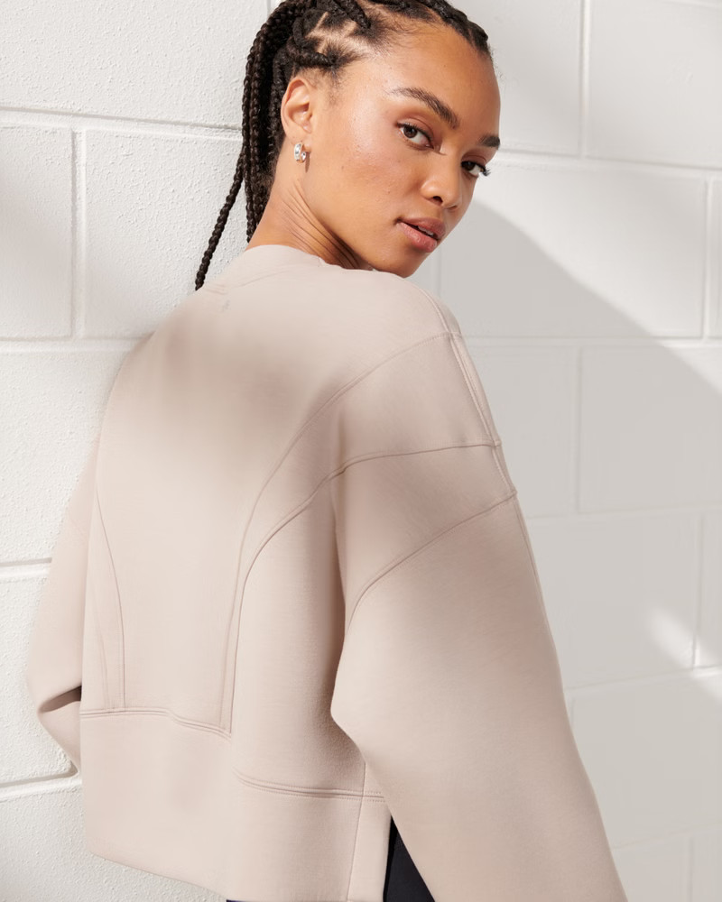 Women's YPB neoKNIT Mini Crew | Women's Active | Abercrombie.com | Abercrombie & Fitch (US)