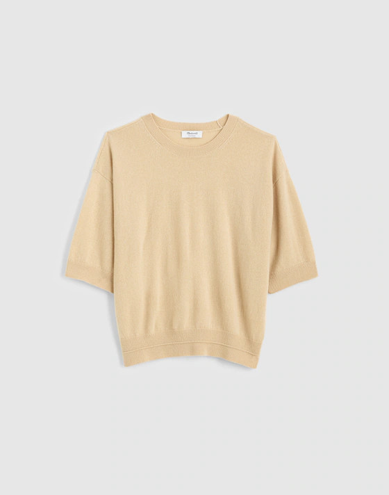 Relaxed Sweater Tee in 100% Cashmere | Madewell