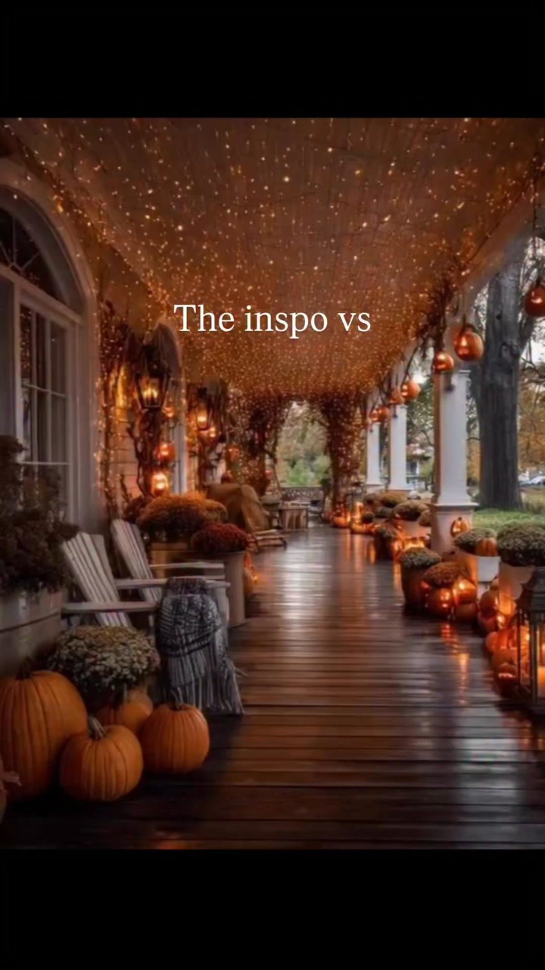 It’s too cold to stare at this outside so here’s another video of my Halloween porch 🎃 I love the orange glow!