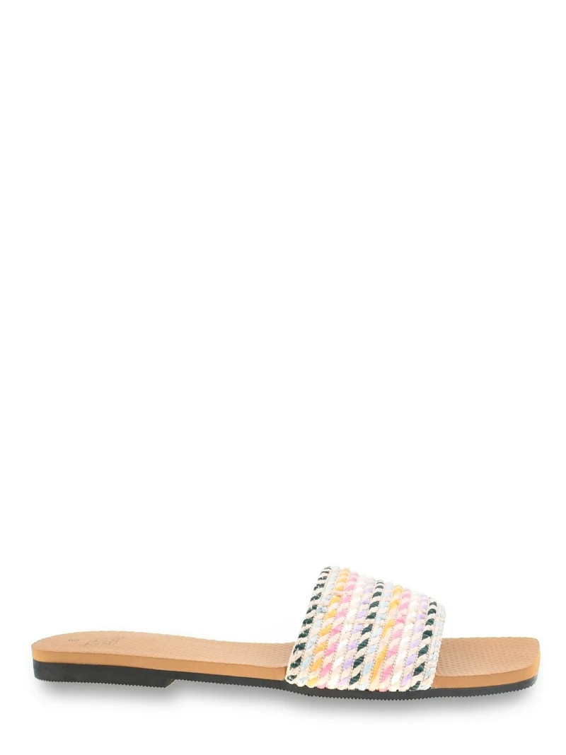 Time and Tru Women's Woven Slide Sandal | Walmart (US)
