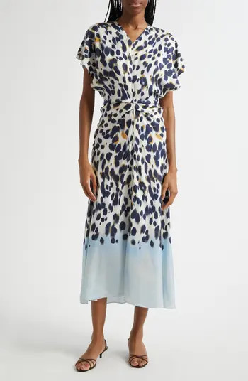 A.L.C. Rem Dot Print A-Line Dress | Nordstrom | Nordstrom
