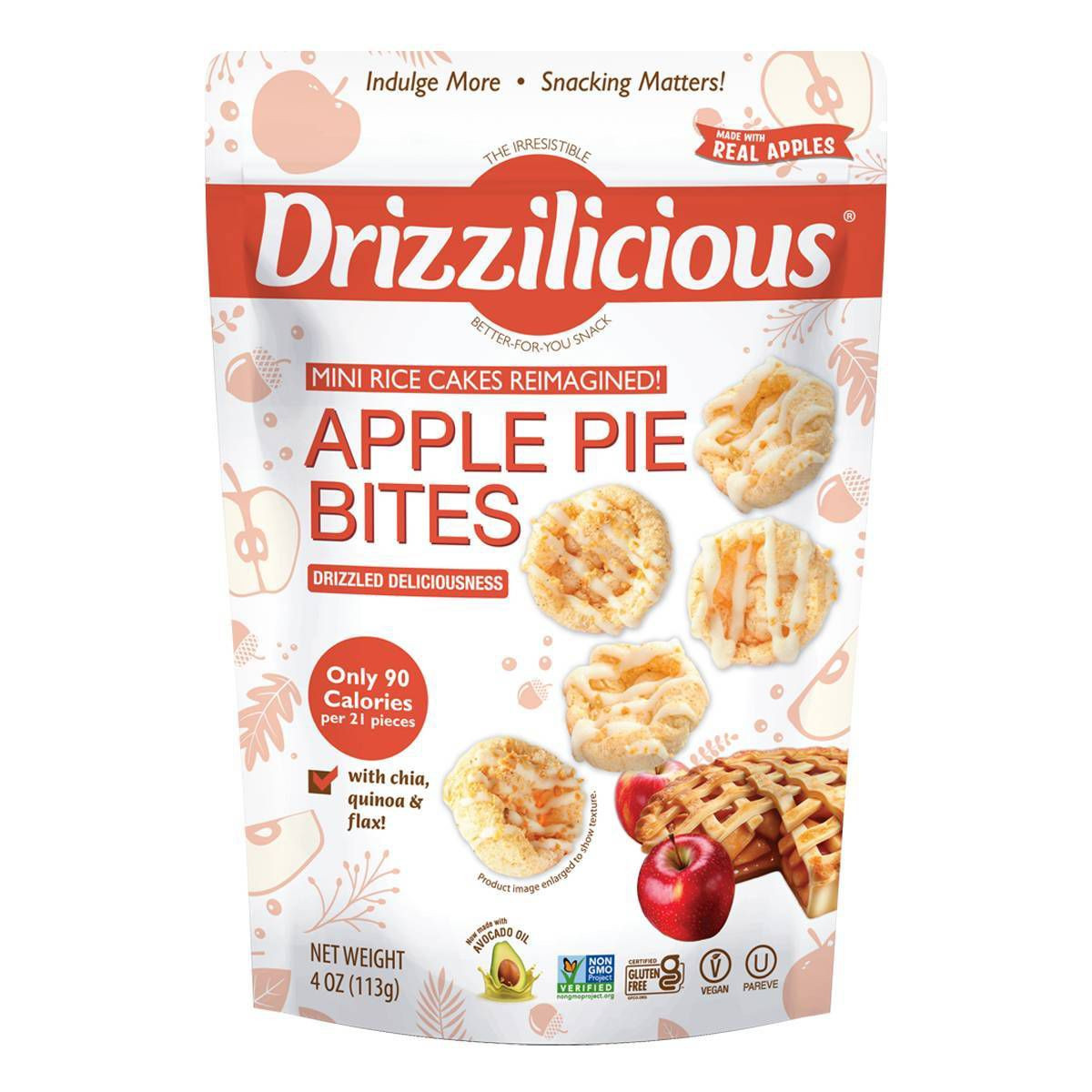 Drizzilicious Apple Pie Rice Cake - 4oz | Target