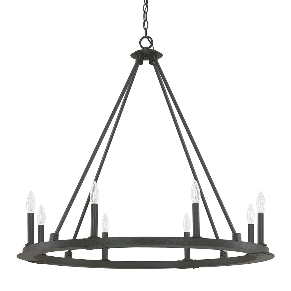 Capital Lighting Pearson Black Iron 8 Light Chandelier | Walmart (US)