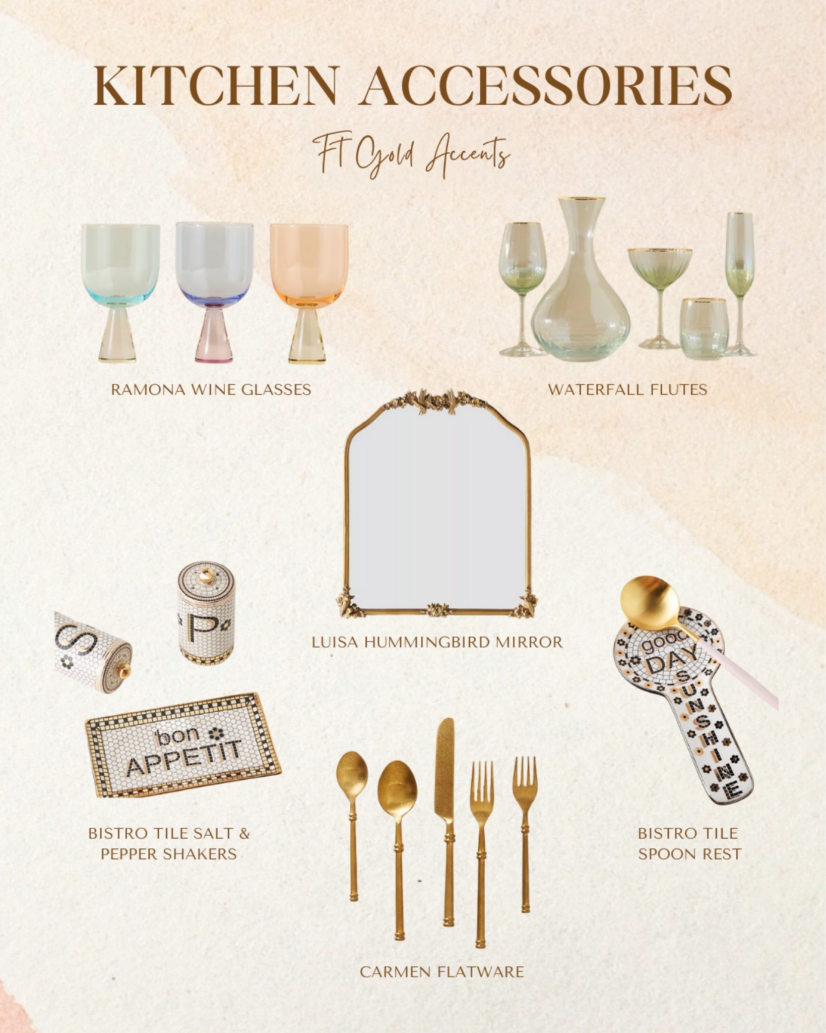 Just recently renovated my kitchen with mint green & cream colors with GOLD accent and I am obsessed. I purchased these items from Anthropology✨ these gold rimmed mint green glasses give me life daily.

#LTKCyberweek #LTKhome #LTKHoliday