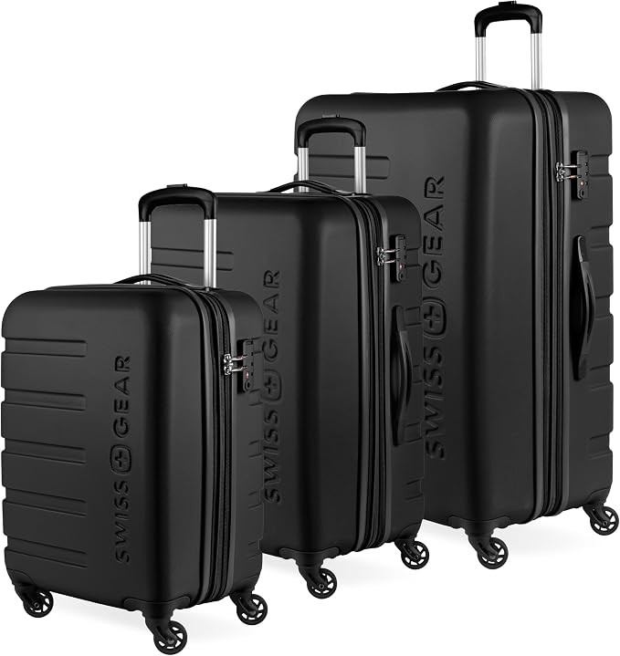 SwissGear 7366 Signature Hardside Expandable Luggage with Spinner Wheels, TSA Lock, Cup-Holder, B... | Amazon (US)