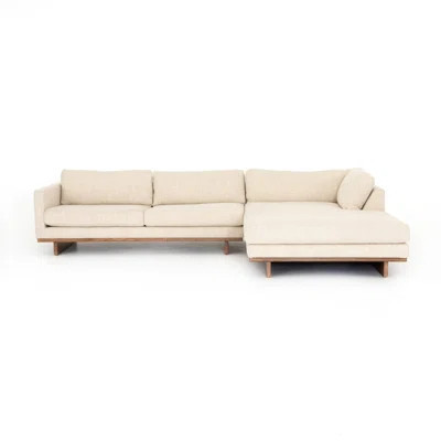 Everly 125" Wide Left Hand Facing Modular Sofa & Chaise | Wayfair North America