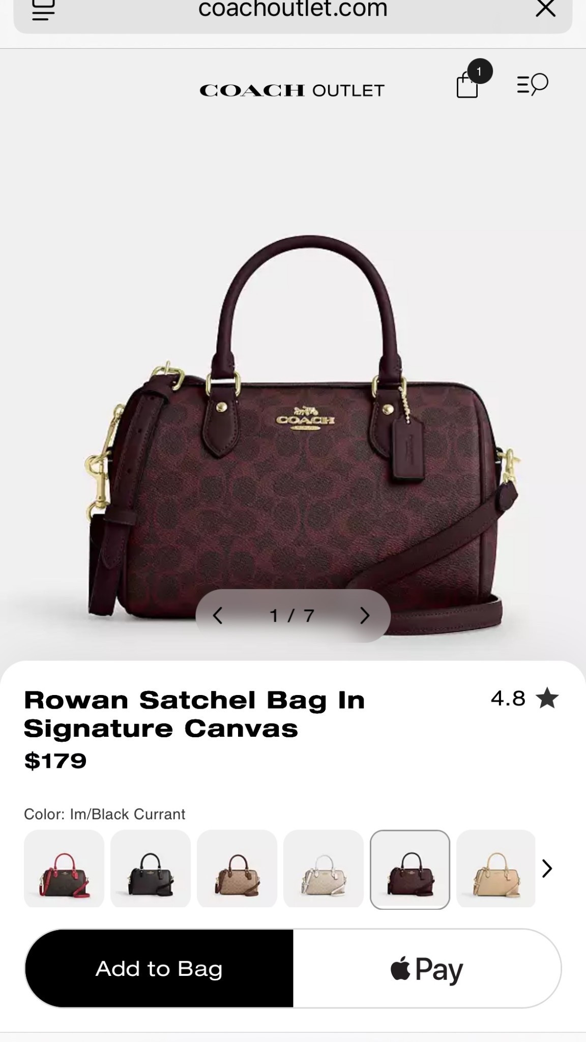 Black currant Rowan back in stock! 

#LTKItBag