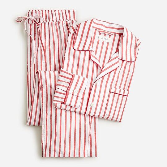 Pajama set in cotton poplin | J.Crew US