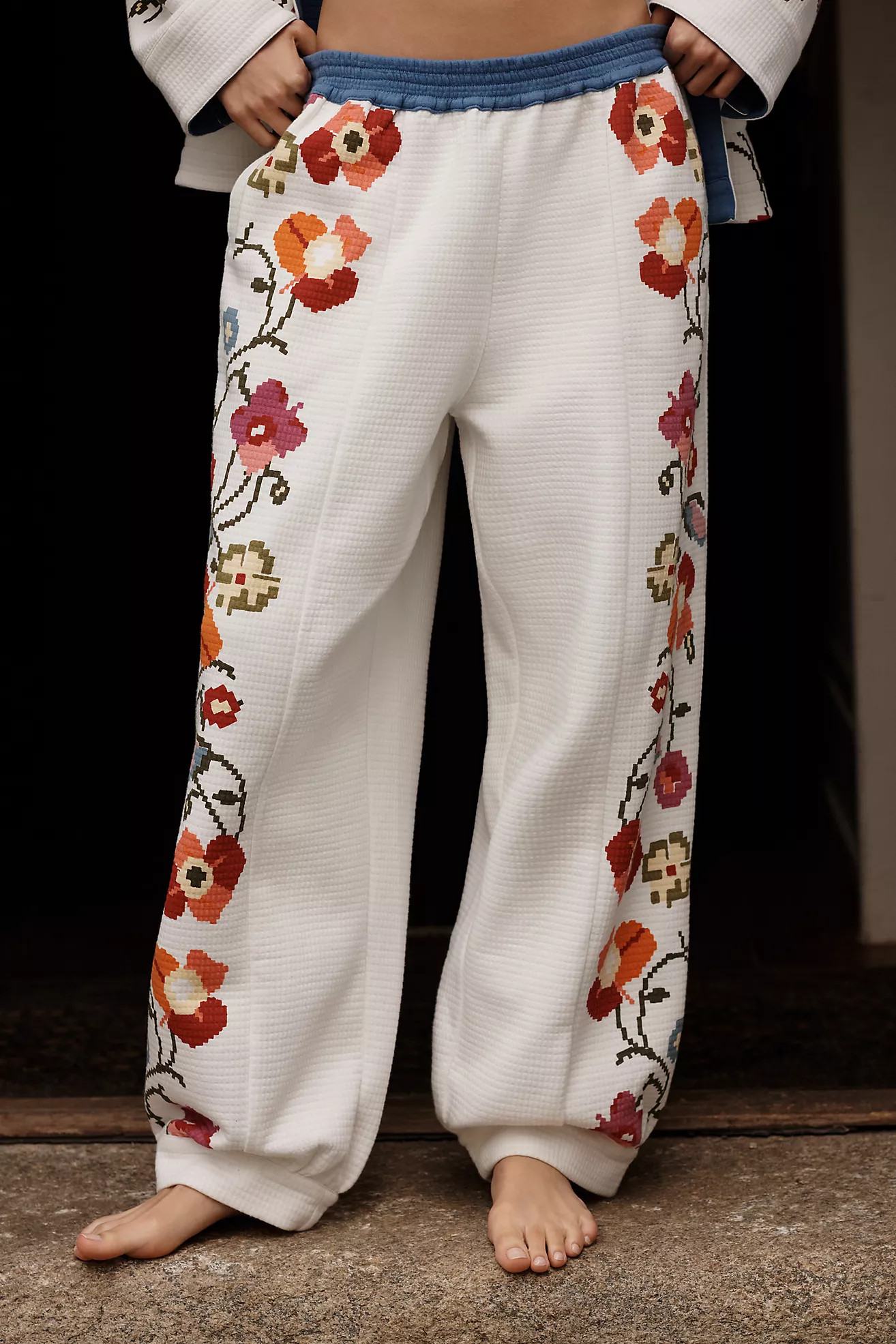 By Anthropologie Cozy Quilted Pajama Pants | Anthropologie (US)