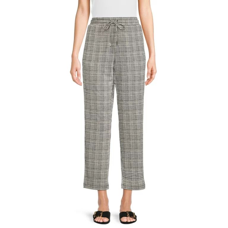 Time and Tru Women's Pull-on Knit Pants, Sizes XS-XXXL | Walmart (US)