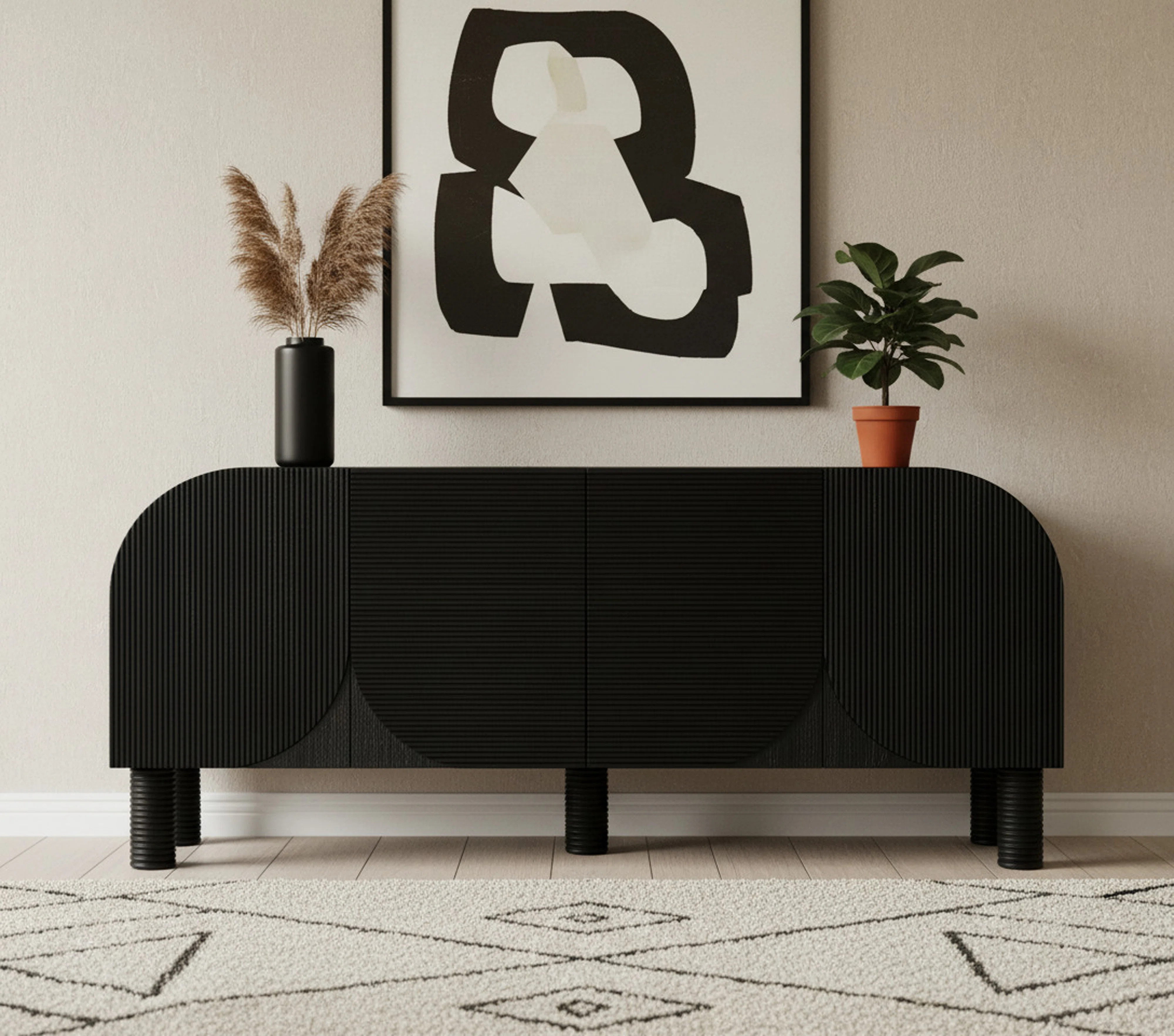 Kiros 72'' Solid Wood Sideboard | Wayfair North America