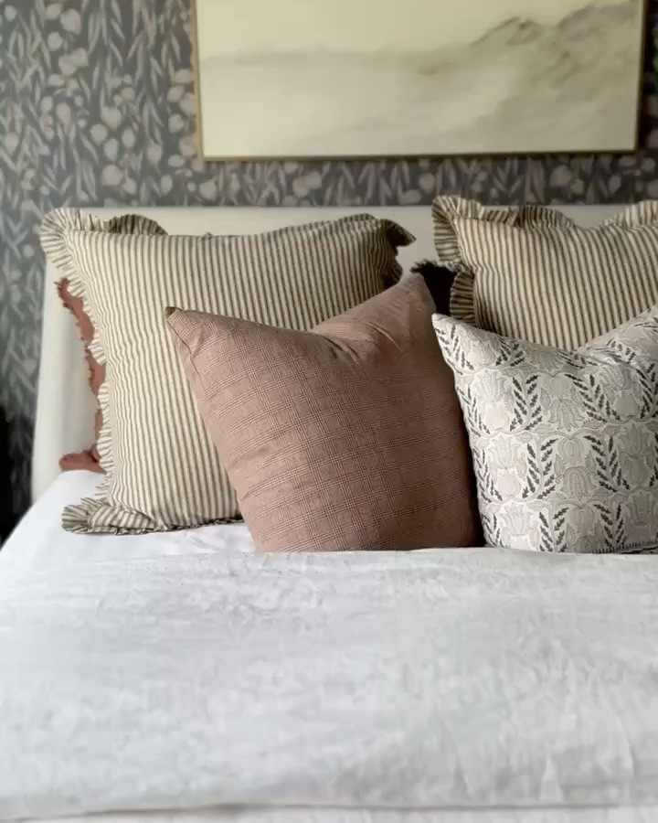 So many favorites in our first guest bedroom are on sale! These McGee & Co. pillows are stunning together and on sale. Save 25% off these as well as our shams, throw blanket, night stands, and wall mirror that we have in this room! 

#LTKHome #LTKSaleAlert