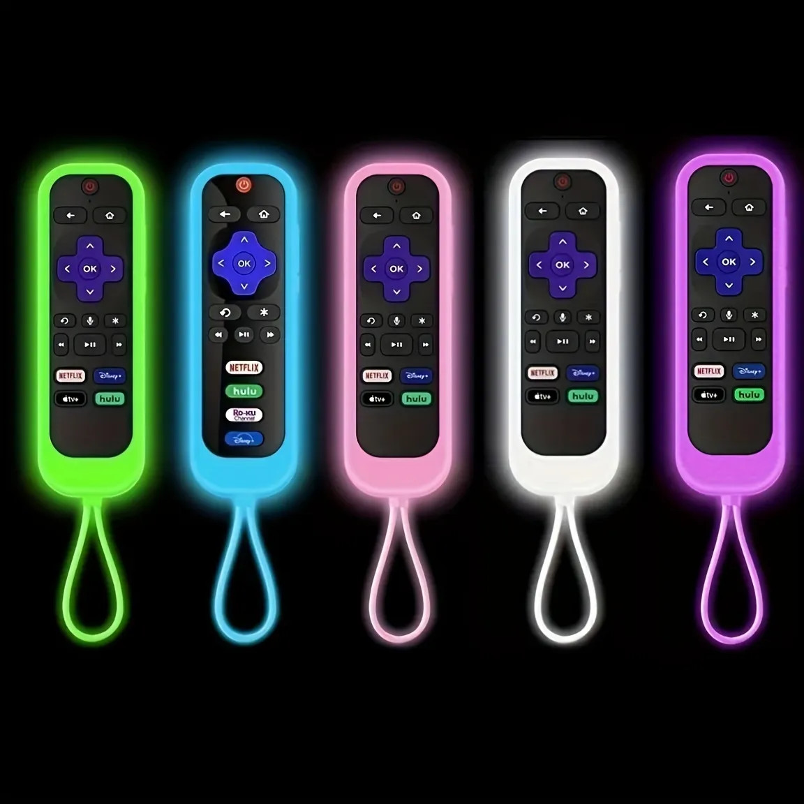Glow In The Dark Silicone Universal Remote Control Cover For TCL Hisense Roku TV Steaming Stick 4... | Temu Affiliate Program