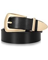 WHIPPY Women Leather Belt for Jeans Pants Dresses Fashion Ladies Western Leather Belt | Amazon (US)