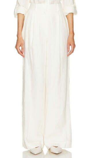 Tavar Side Panel Pants in White | Revolve Clothing (Global)