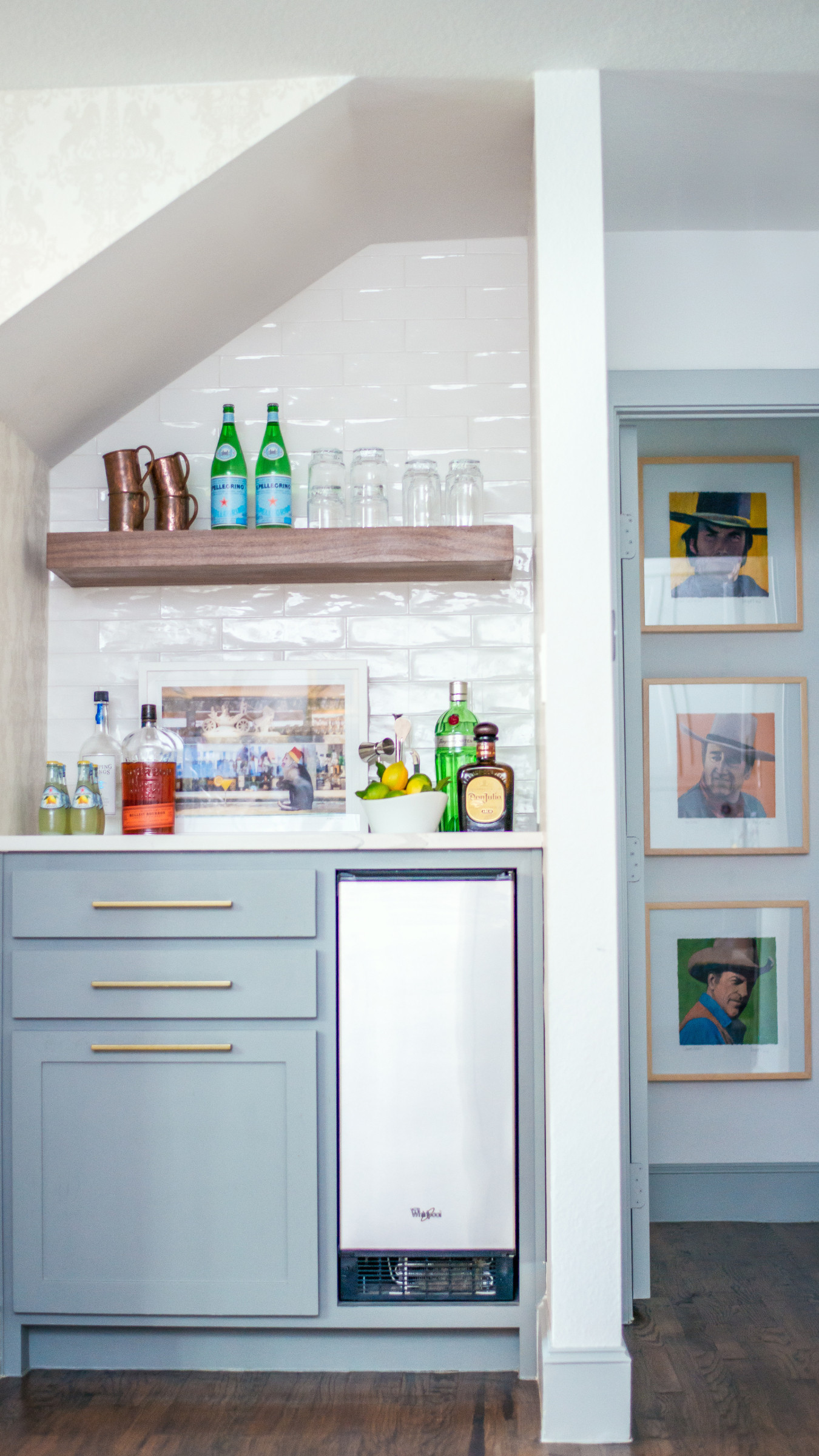 The built-in bar nook is the moment! ✨🍸

Polished shelves, layered glassware, and styling that says “yes, we love to host!” It’s giving time for cocktail hour!🥂 

 #LTKdayinmylife #LTKfoodie #LTKHome