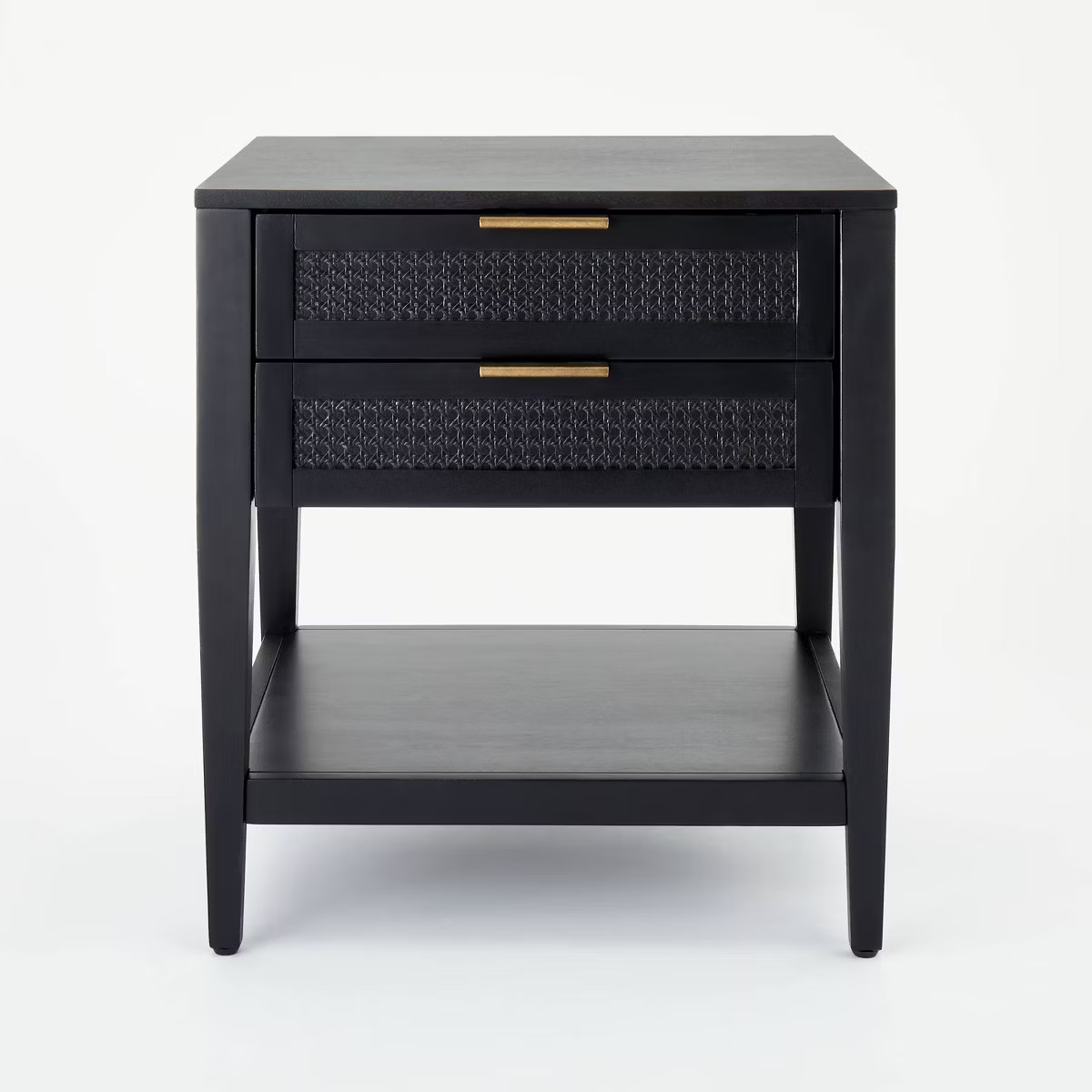 East Bluff 2 drawers Woven Accent Table Black - Threshold™ designed with Studio McGee | Target