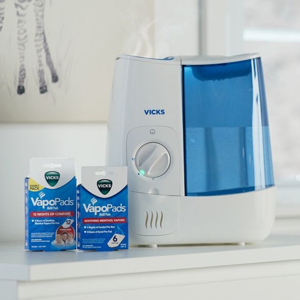 Vicks Warm Moisture Humidifier - White/Blue | Target