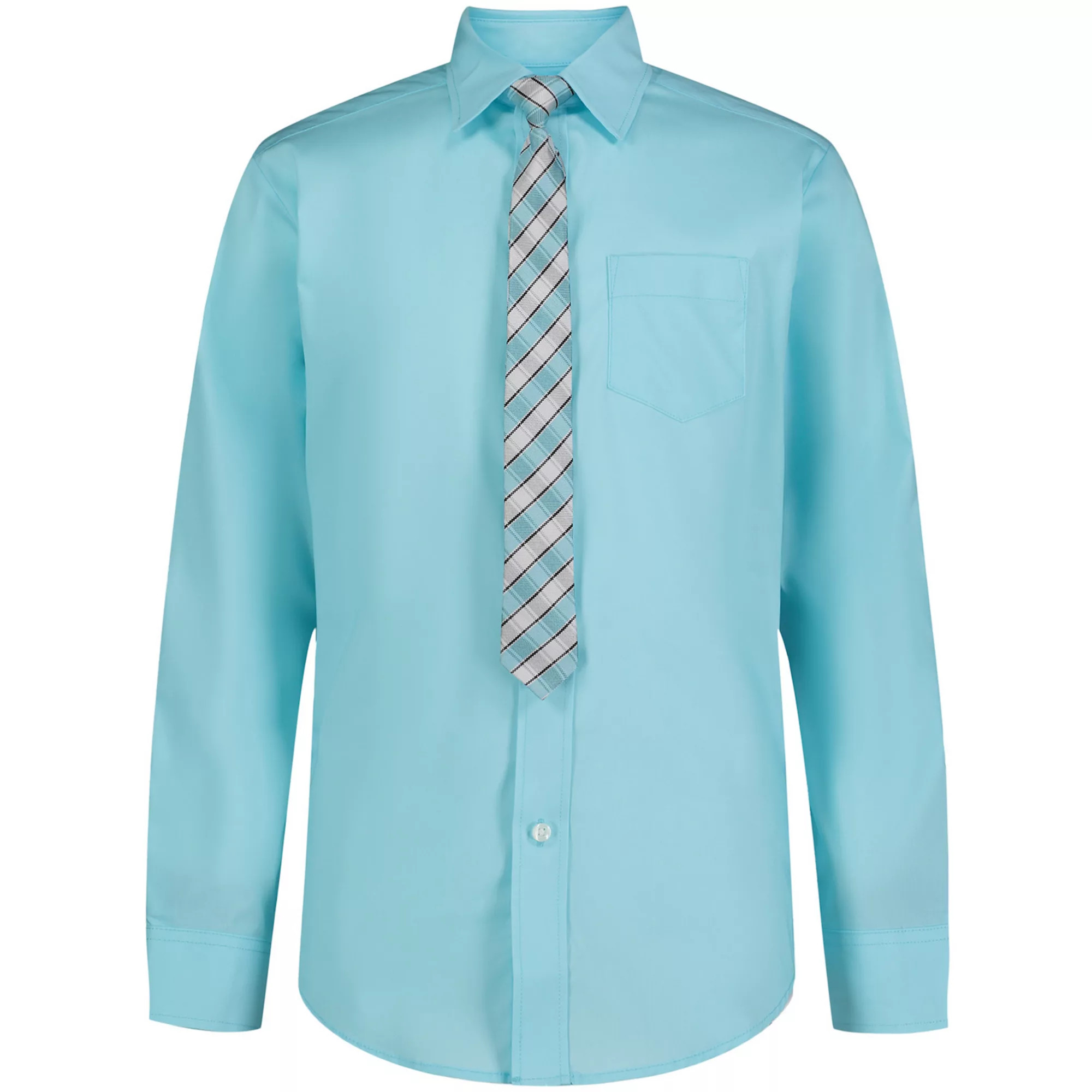 Boys 4-20 IZOD Stretch Button-Down Shirt & Tie Set | Kohl's