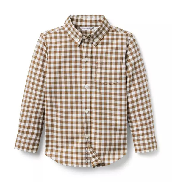 Gingham Flannel Shirt | Janie and Jack