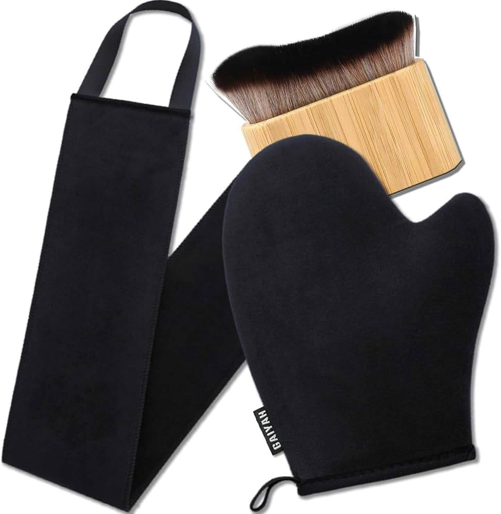 3 in 1 Self Tanning Mitts Self Tanner Mitt Applicator Kit - Tanning Glove for Self Tan Mitt, Tann... | Amazon (US)
