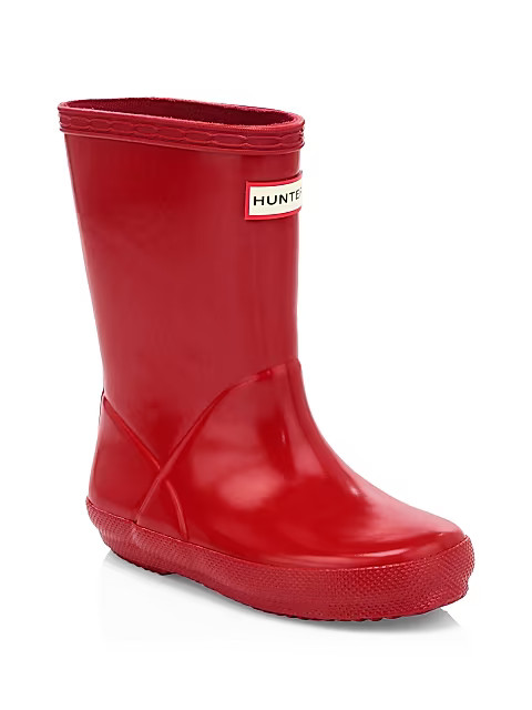 Baby's, Little Kid's & Kid's First Gloss Rainboots | Saks Fifth Avenue