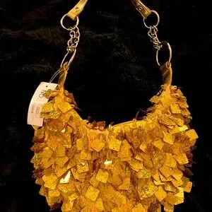 Great Gatsby 11 Chic Gold Sequin Shoulder Bag | Poshmark
