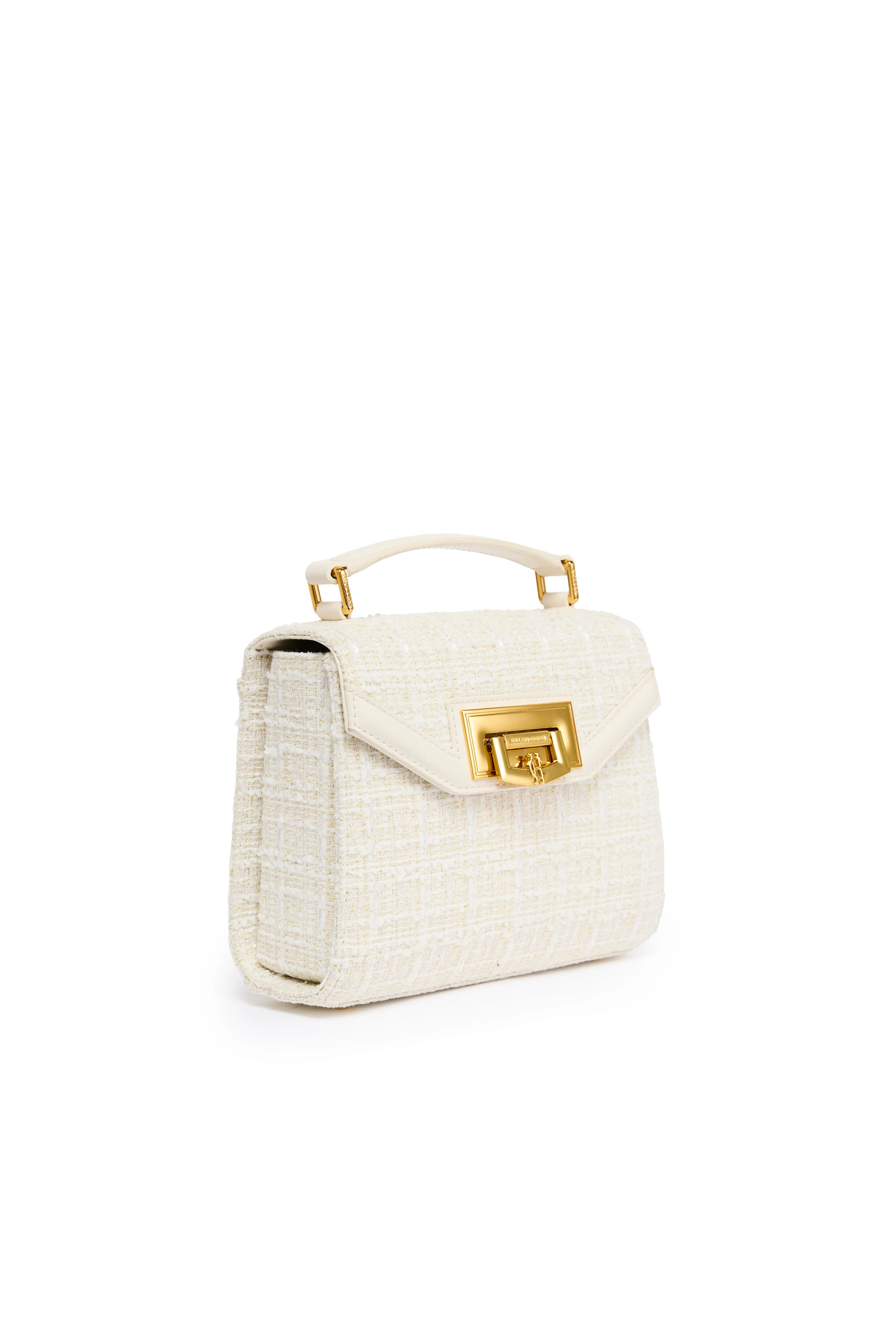 Mini Cheltenham Bag (Cream Boucle) | Holland Cooper