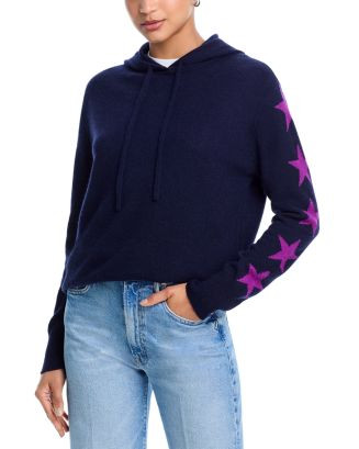 100% Cashmere Star Sleeve Hoodie Sweater - Exclusive | Bloomingdale's (US)