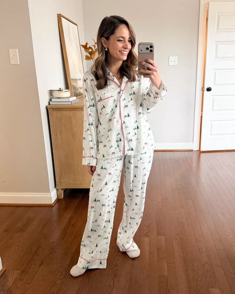 My favorite petite-friendly pajamas!

Outfit 1:
PJs (Victoria's Secret): XS Short

Outfit 2:
Red pajama set (J.Crew): xxs - soft and the fabric has built in stretch. So comfy! I love this classic red for the holidays but they’re available in eight color options and can be monogrammed. They aren’t petite, so they’re a little bit long for me, but may be perfect for your gift recipient.
Slippers: tts

Outfit 3:
Pajama set (Nordstrom): xs - silky soft and wash well. One of my favorites! They’re meant to be cropped but are full length on me. 

My measurements for reference: I’m 4’10” and 105lbs. My bust, waist, and hip measurement is 32”, 24”, and 36”.

(petite fashion, petite pajamas, winter outfits)

#LTKGiftGuide #LTKPetite #LTKHoliday