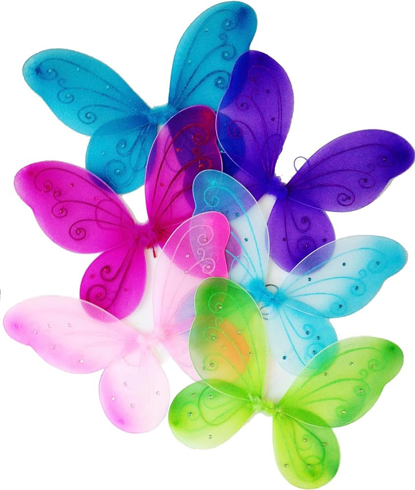 LOLASATURDAYS- Fairy Wings, Butterfly Wings, Fairy Wings Kids, Fairy Costume, Alas, Wings Costume... | Amazon (US)