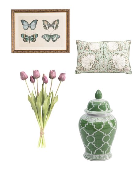 Spring has sprung…at least in stores.  Lol




Faux tulips, peonies, ginger jar, temple jar, throw pillows, wall, art, butterflies, Marshall’s , HomeGoods, TJ Maxx

#LTKhome #LTKfindsunder50 #LTKSpringSale