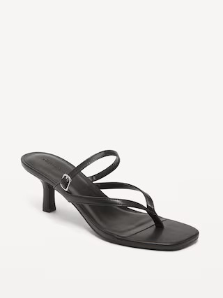 Kitten Heel Thong Sandals | Old Navy (US)