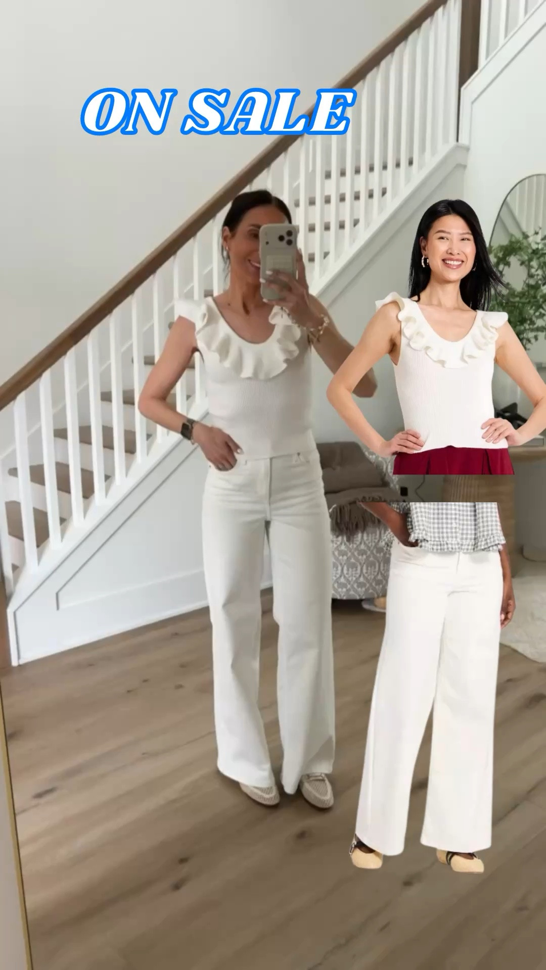 Target 30% off select clothing.
Target designer inspired white jeans, all white outfit, annabrstyle

#LTKSaleAlert #LTKOver40