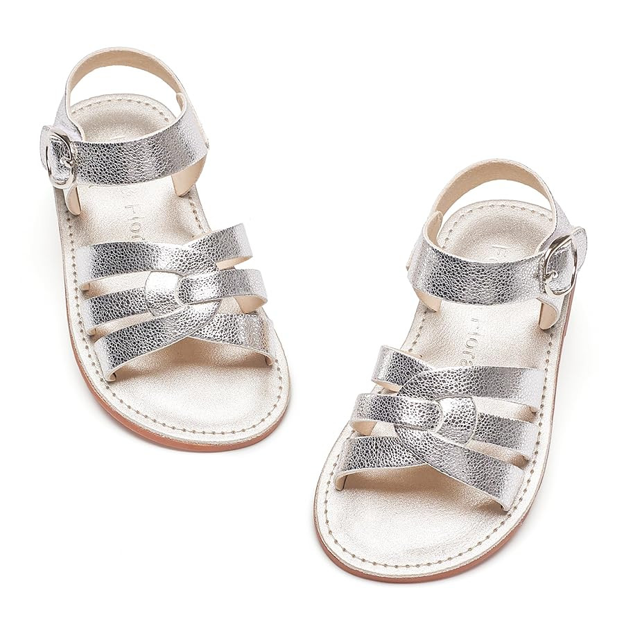 Felix & Flora Toddler Girl Sandals - Little Girl Easter Summer Dress Shoes Lightweight Open Toe B... | Amazon (US)