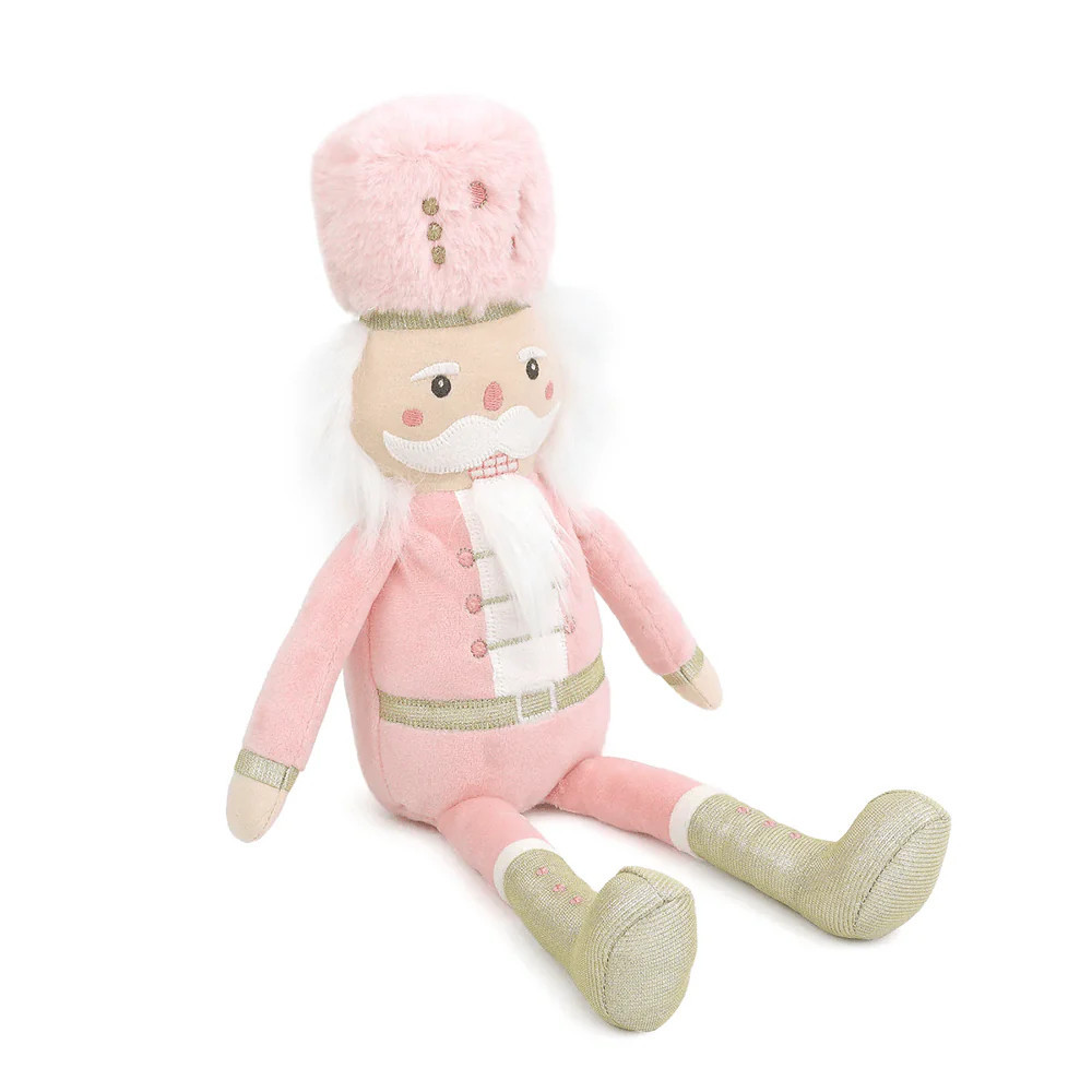 Mon Ami Nutcracker Shelf-Sitter Doll - Pink & Gold | Shop Sweet Lulu