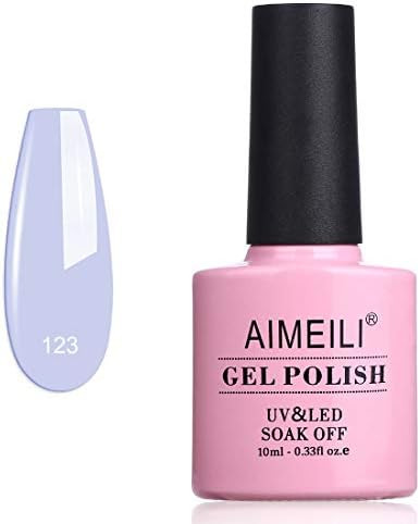 AIMEILI Soak Off U V LED Gel Nail Polish - Ceratostigma Plumbaginoides (123) 10ml | Amazon (US)