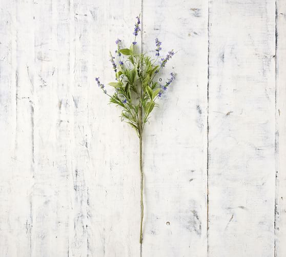 Faux Lavender Branch | Pottery Barn (US)