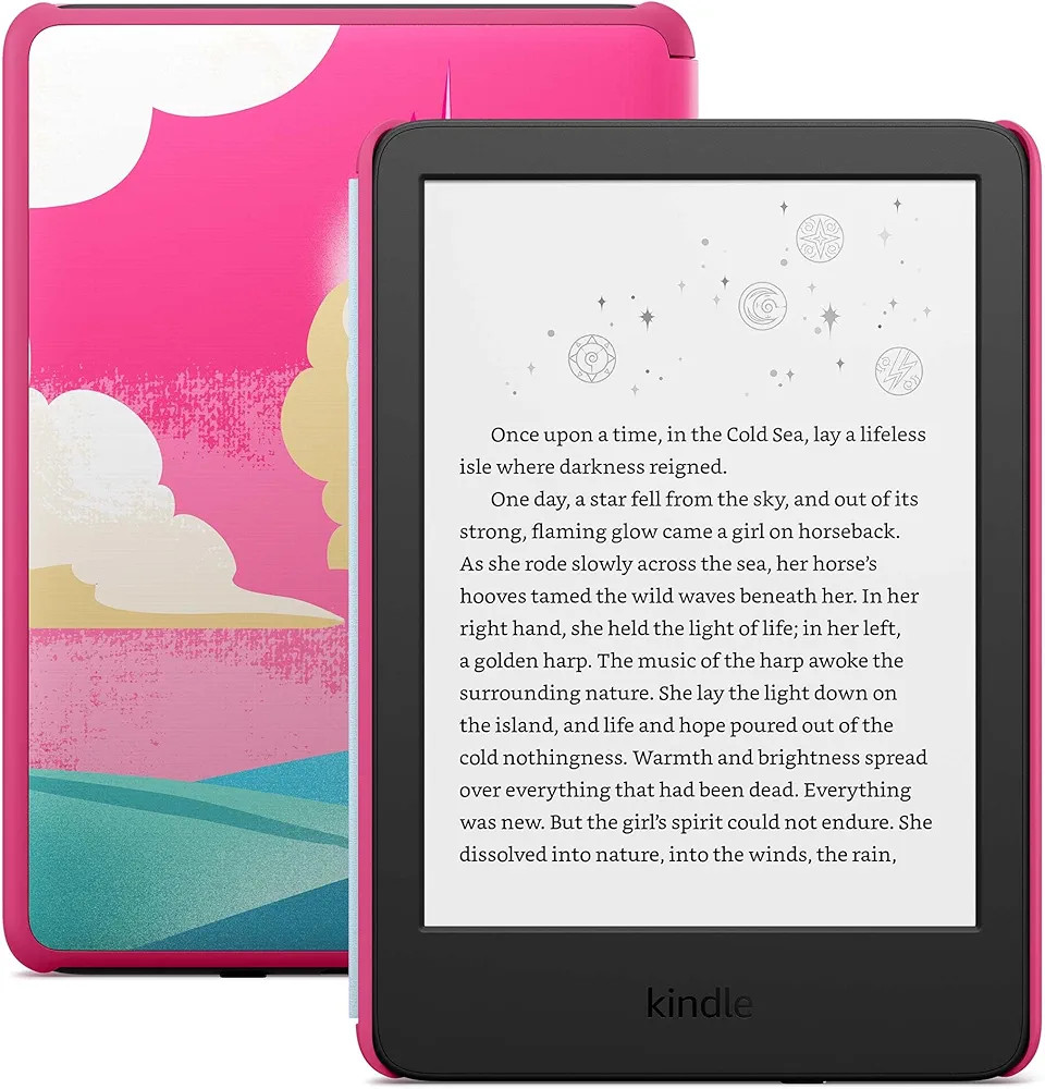 Amazon Kindle Kids 16GB (newest model) - If it breaks, we will replace it, includes ad-free books... | Amazon (US)