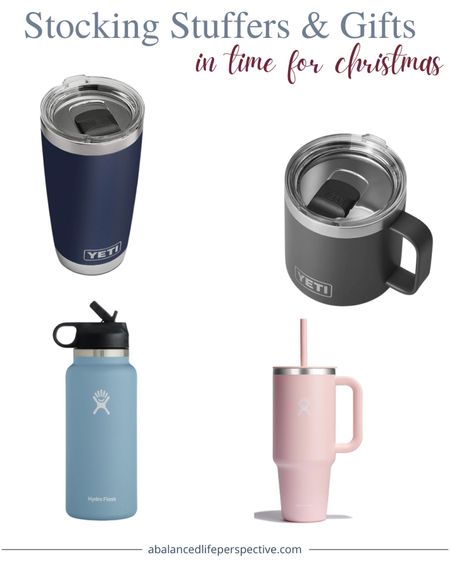 Travel mugs that keep on giving for years to come. I have & love each of these for different purposes. Yetis are my go to for coffee or tea and hydro flask for water bottles! 

Add a special coffee roast or tea assortment to make the gift special. 

#LTKGiftGuide #LTKSeasonal #LTKHoliday