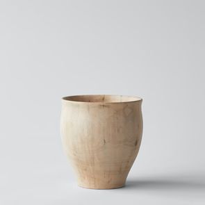 White Walnut Bell Vase, Large | Bloomist