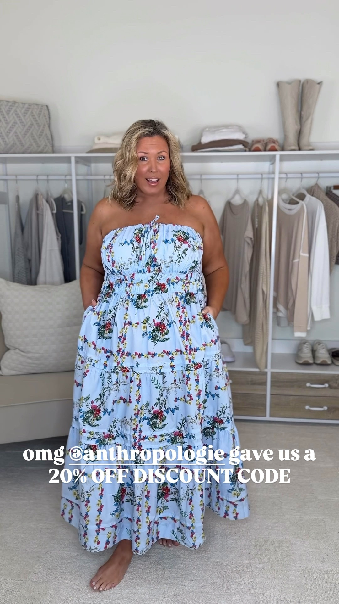 ASHLEYD20 20% OFF NOW THRU 5/10 with my code!! Wearing a 1X in most of these dresses. The long green and white is a 2X, the floral dress is a 2X, and the black dress is a 2X! The black runs generous so I would need the 1X! So the ones that didnt fit in the 1x run true to size and you should get your regular size, I need the 2X. 

Plus size fashion, everyday outfit ideas, anthropologie fashion, anthro haul, anthro finds, mom style, spring dresses grwm midsize

#LTKSaleAlert #LTKPlusSize #LTKMidsize
