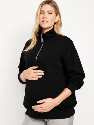 Maternity 1/2-Zip Pullover Tunic | Old Navy (US)