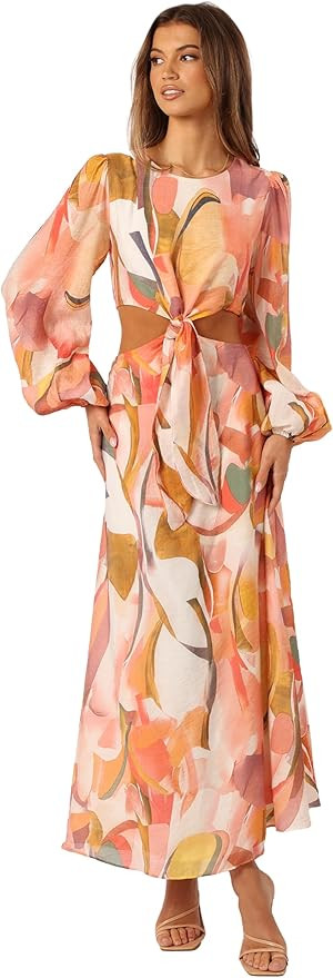 Petal & Pup Women's Laquin Long Sleeve Maxi Dress | Amazon (US)