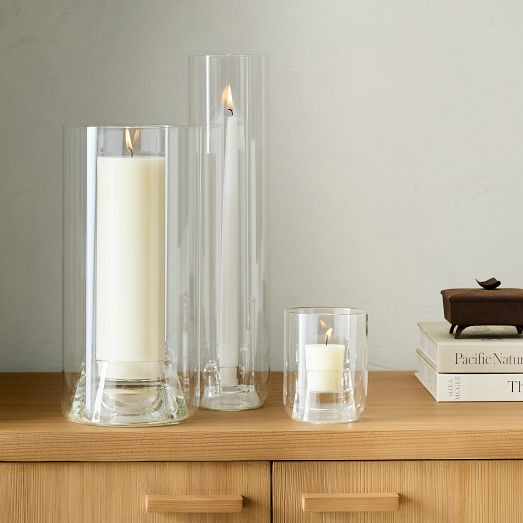 Glenda Glass Candleholders | West Elm (US)